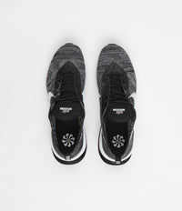 Nike Air Max Flyknit Racer Shoes - Black / White thumbnail