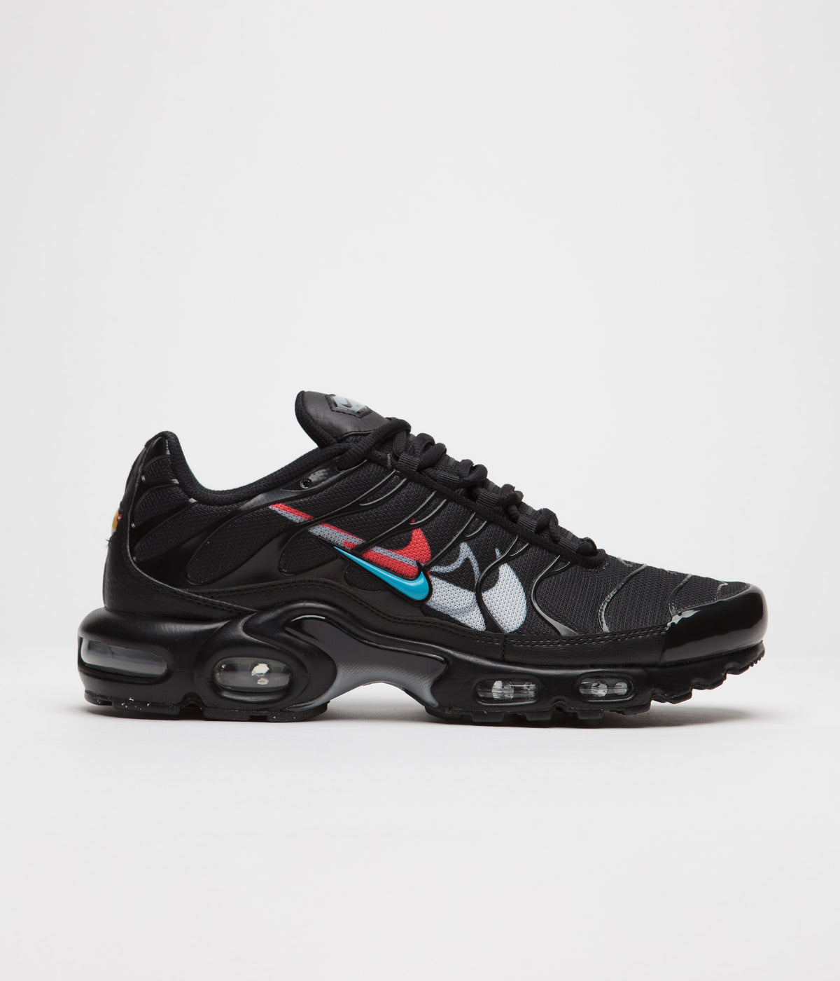 Nike Air Max Plus Shoes - Black / White - Blue Lightning - Bright Crim | Always in Colour