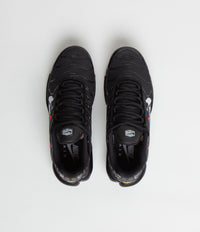 Nike Air Max Plus Shoes - Black / White - Blue Lightning - Bright Crimson thumbnail