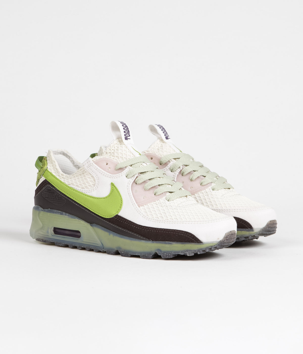 Nike Air Max Terrascape 90 Shoes - Phantom / Vivid Green - Olive