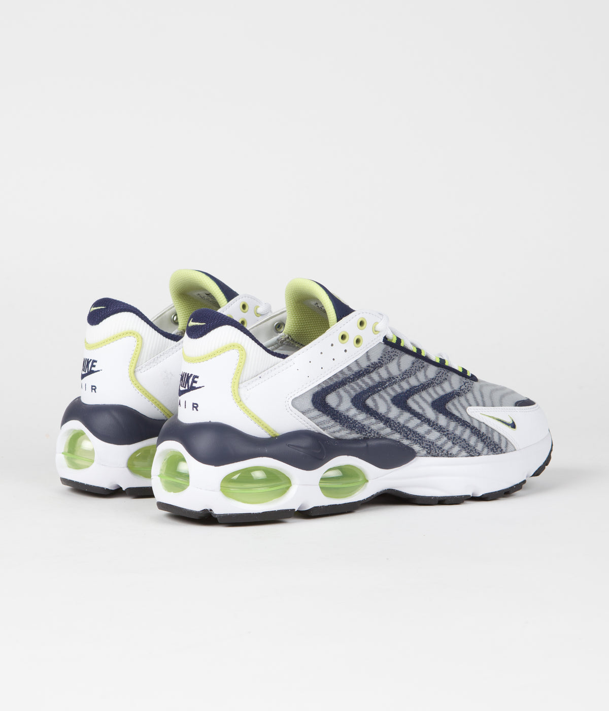 Nike Air Max TW Shoes White Midnight Navy Light Lemon Twist