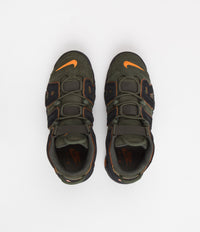 Nike Air More Uptempo '96 Shoes - Cargo Khaki / Black - Pecan - Alpha Orange thumbnail