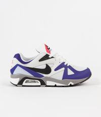 Nike Air Structure Shoes - Metallic Summit White / Black - Persian Violet thumbnail