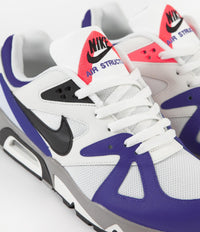 Nike Air Structure Shoes - Metallic Summit White / Black - Persian Violet thumbnail