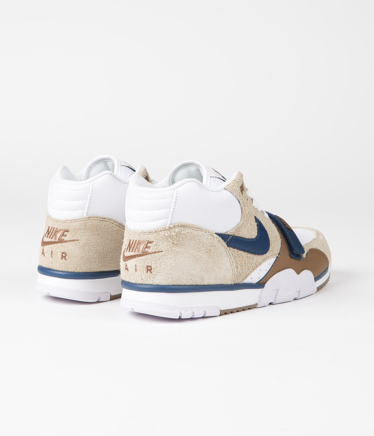 Nike Air Trainer 1 Shoes - Limestone / Valerian Blue - Ale Brown