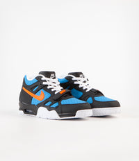 Nike Air Trainer 3 Shoes - Black / Total Orange - Laser Blue - Black thumbnail