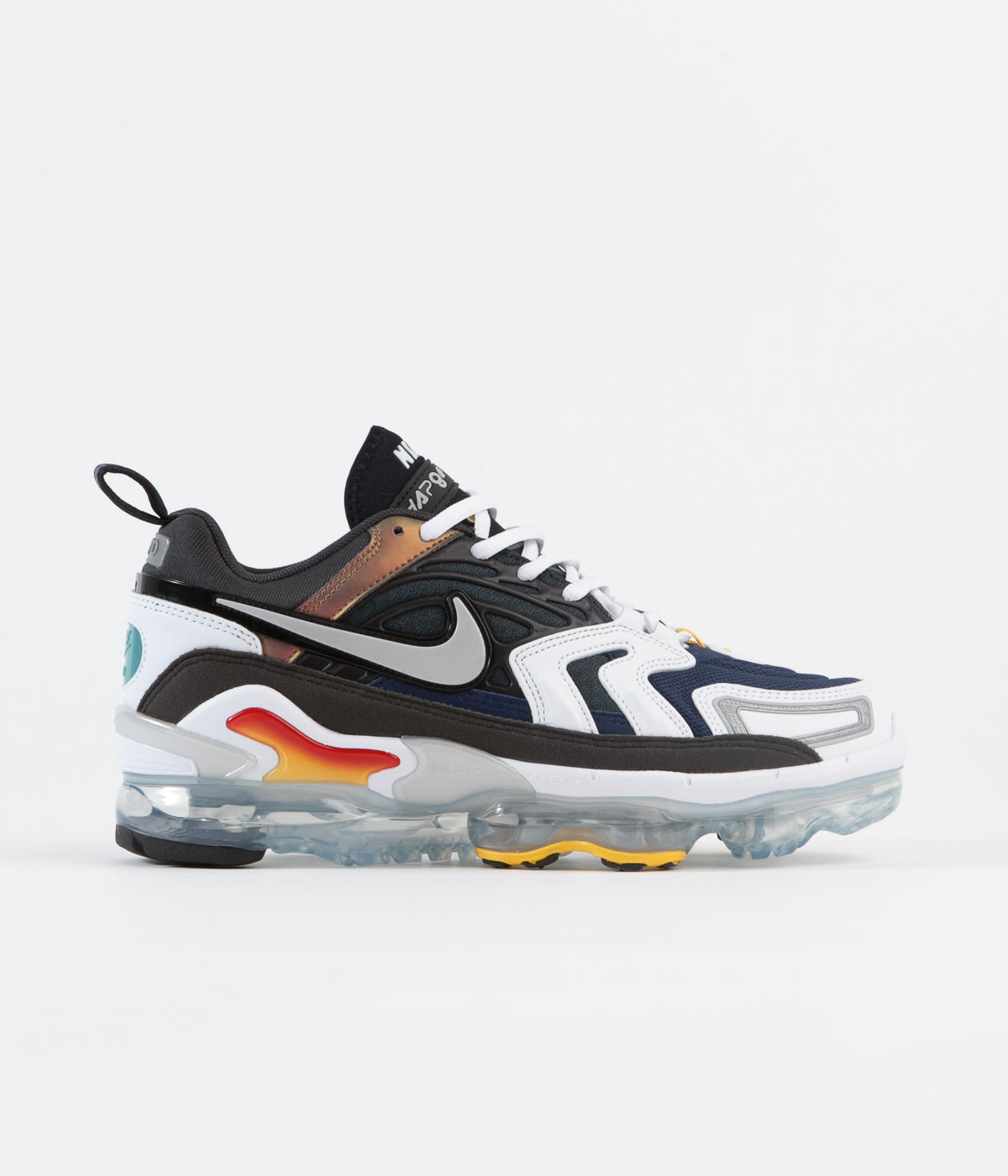 black vapormax orange tick