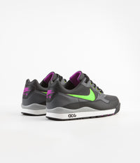 Nike ACG Air Wildwood Shoes - Black / Electric Green - Hyper Violet thumbnail
