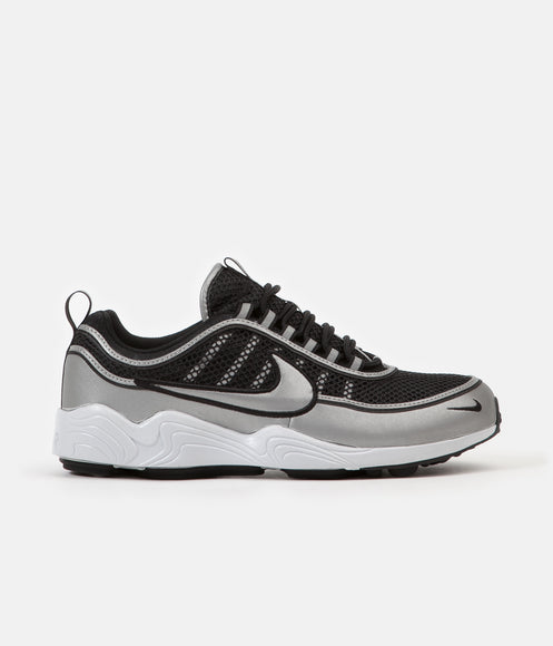 Nike Air Zoom Spiridon '16 Shoes - Black / Metallic Silver - Metallic Silver