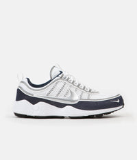 Nike Air Zoom  Spiridon '16 Shoes - White / Metallic Silver - Armory Navy - Black thumbnail