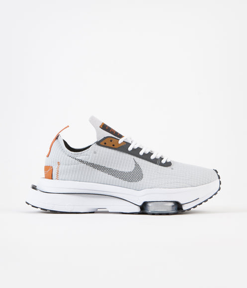 Nike Air Zoom-Type SE Shoes - Grey Fog / Dark Smoke Grey - Campfire Orange