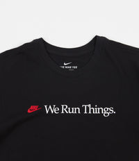Nike Airathon Run Things T-Shirt - Black thumbnail