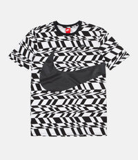 Nike AOP VW Swoosh T-Shirt - White / Black / Black thumbnail