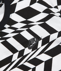 Nike AOP VW Swoosh T-Shirt - White / Black / Black thumbnail