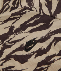 Nike AOP VW Swoosh Woven Half Zip Jacket - Khaki / Black / Black thumbnail