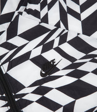 Nike AOP VW Swoosh Woven Half Zip Jacket - White / Black / Black thumbnail