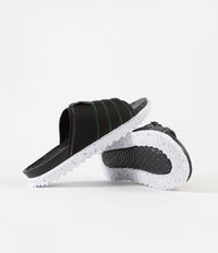 Nike Asuna Crater Slides - Black / Iron Grey - White - Mean Green thumbnail