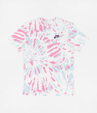 Nike Black Light Tie Dye T-Shirt - White thumbnail