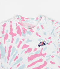 Nike Black Light Tie Dye T-Shirt - White thumbnail