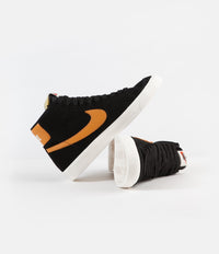 Nike Blazer '77 Shoes - Black / Amber Rise - Sail thumbnail