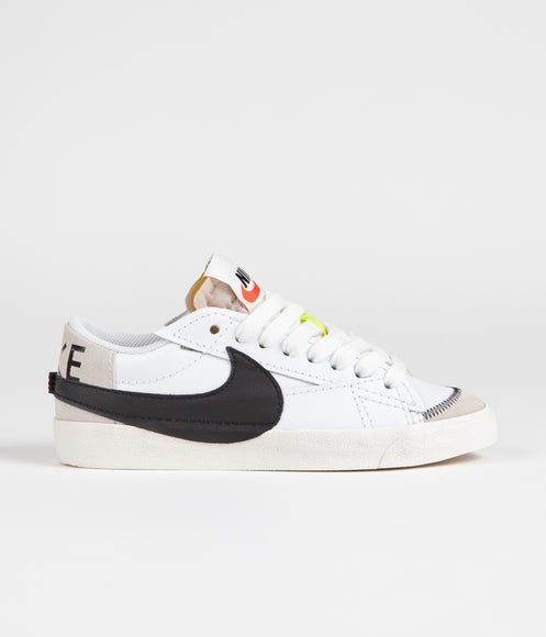 Nike Blazer Low '77 Jumbo Shoes - White / Black - White - Sail