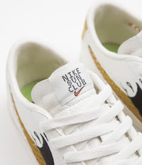 Nike Blazer Low '77 SE Next Nature Shoes - Sail / Sanded Gold - Black - Vivid Green thumbnail