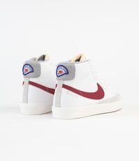Nike Blazer Mid '77 Shoes - White / Gym Red - Light Smoke Grey - Phantom thumbnail