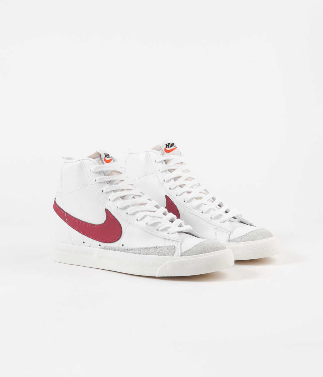 Nike Blazer Mid 77 Vintage Shoes White Worn Brick Sail Always in Colour