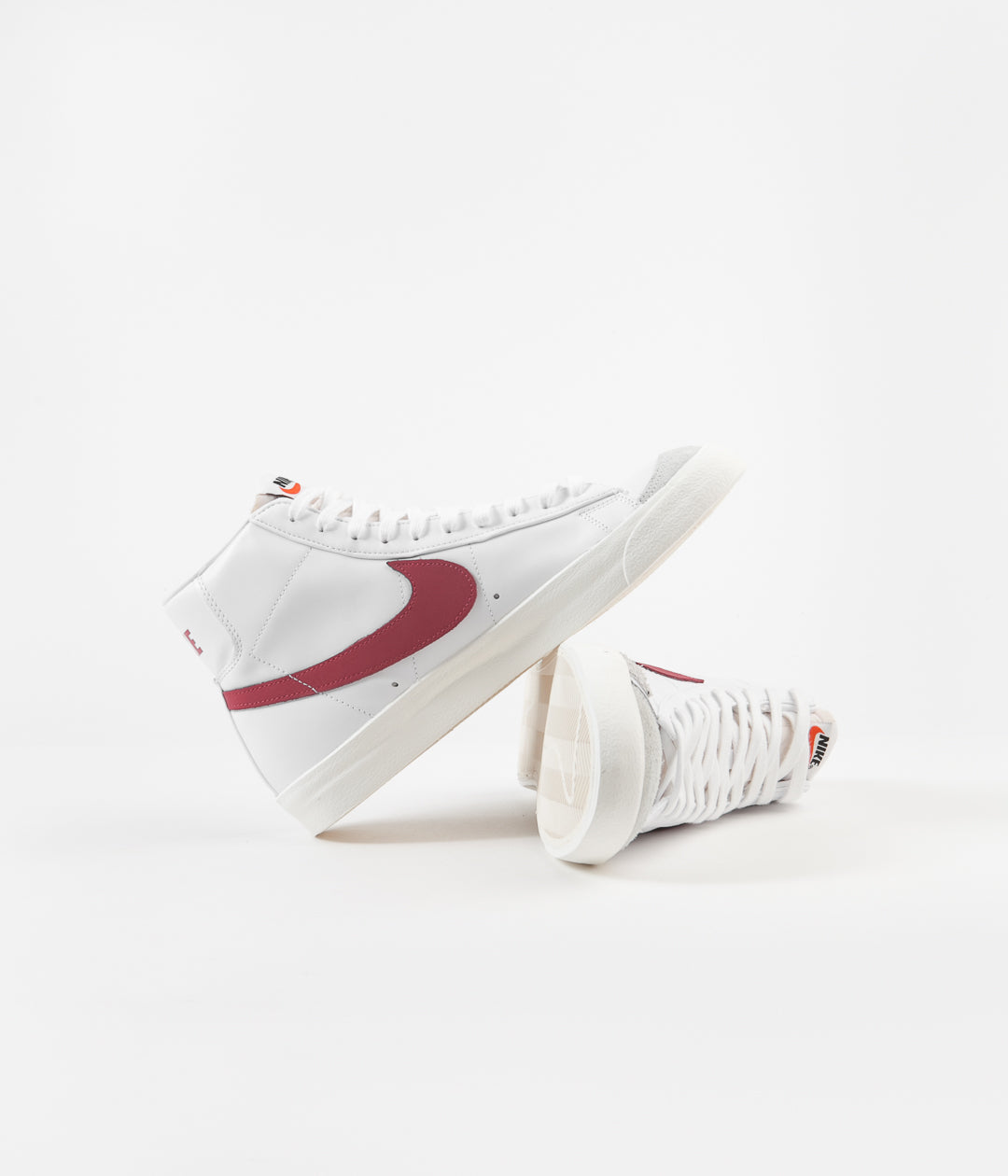 Nike Blazer Mid 77 Vintage Shoes White Worn Brick Sail