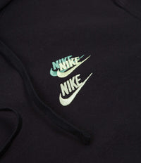 Nike Brushed Back Hoodie - Black / Black thumbnail