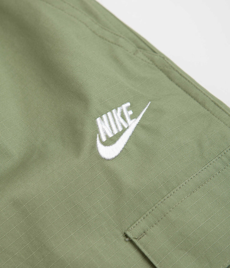 Nike Club Cargo Shorts - Oil Green / White | Always in Colour