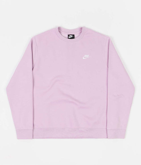 Nike Club Crewneck Sweatshirt - Iced Lilac / White