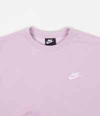 Nike Club Crewneck Sweatshirt - Iced Lilac / White thumbnail