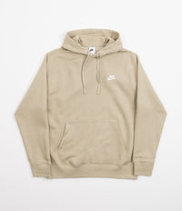 Nike Club Fleece Hoodie - Limestone / Limestone / White thumbnail