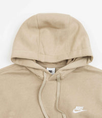 Nike Club Fleece Hoodie - Limestone / Limestone / White thumbnail