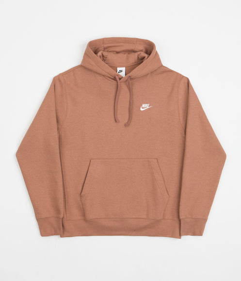 Nike Club Fleece Hoodie - Mineral Clay / Mineral Clay / White
