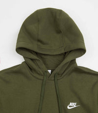 Nike Club Fleece Hoodie - Rough Green / Rough Green / White thumbnail