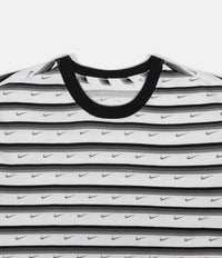 Nike Club Stripe T-Shirt - White / Black / Iron Grey / Particle Grey thumbnail
