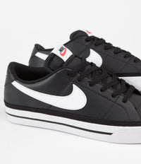 Nike Court Legacy Shoes - Black / White thumbnail
