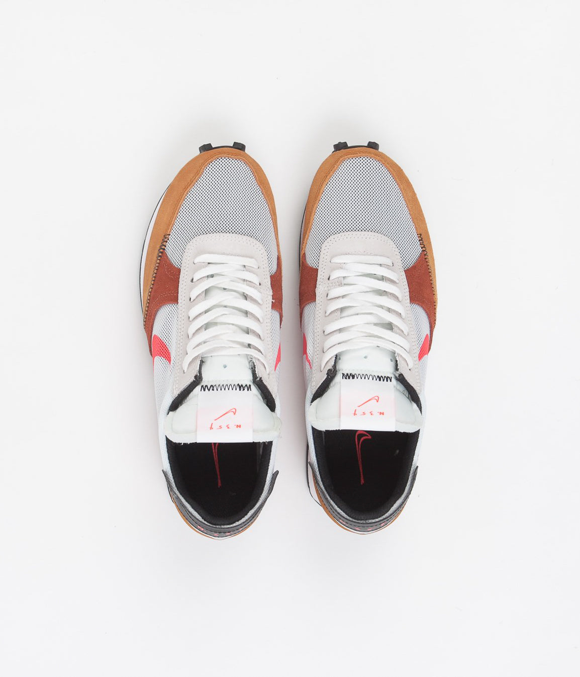 Nike Daybreak Type Shoes White Bright Crimson Monarch