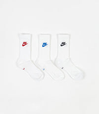 Nike Everyday Essential Crew Socks (3 Pack) - White / Multi thumbnail