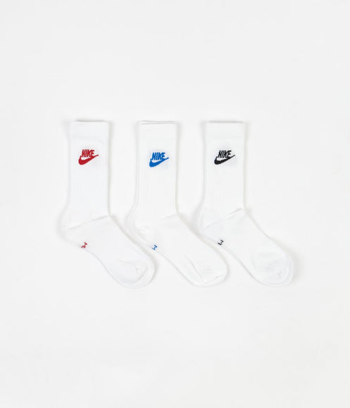 Nike Everyday Essential Crew Socks (3 Pack) - White / Multi