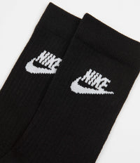 Nike Everyday Essential Crew Socks (3 Pair) - Black / White / Black thumbnail