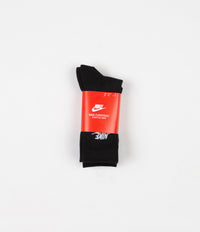 Nike Everyday Essential Crew Socks (3 Pair) - Black / White thumbnail