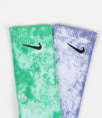 Nike Everyday Plus Cush Crew Socks (2 Pack) - Multicolour / Green thumbnail