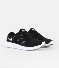 Nike Free Run 2 Shoes - Black / White - Dark Grey thumbnail