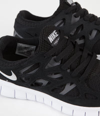 Nike Free Run 2 Shoes - Black / White - Dark Grey thumbnail