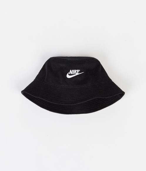 Nike Futura Corduroy Bucket Hat - Black / White