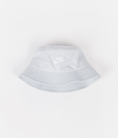 Nike Futura Corduroy Bucket Hat - Pure Platinum / White