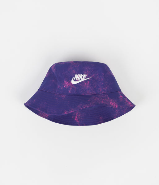 Nike Futura Tie Dye Bucket Hat Lapis Hyper Pink White